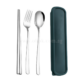 VUE Stainless Steel Cutlery Set Dark Green