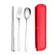 VUE Stainless Steel Cutlery Set Red